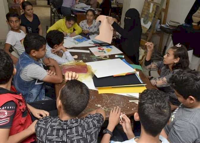 ثقافة المنيا تقدم ورشة فنية احتفالا باعياد الطفولة