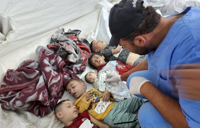 مجزرة صهيونية جديدة في مخيم المغازي بغزة