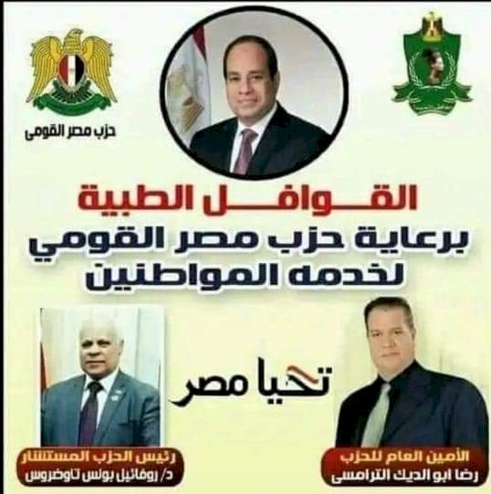 نشاط مكثف لحزب مصر القومي في أسوان والمنيا