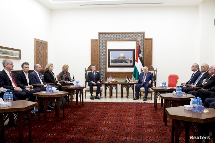 فشل زيارة بلينكن لرئيس السلطة الفلسطينية ولا بيان رسمي بسبب تعنت اسرائيل