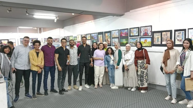 رئيس جامعة المنيا يفتتح المعرض الطلابي لقسم الرسوم المتحركة بــ"الفنون الجميلة"