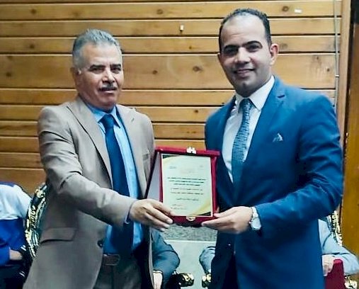 تكريم المهندس  محمد سلامة على هامش  الملتقى العلمي السنوي الـ 13 بجامعة حلوان