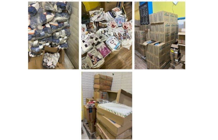 ضبط مخزن مستحضرات تجميل بدون ترخيص