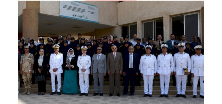 قطاع التدريب شارك في ندوة الحروب الحديثة بجامعة مدينة السادات