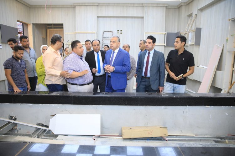 الفقي يتفقد التشطيبات النهائية لمركز السيطرة الموحد