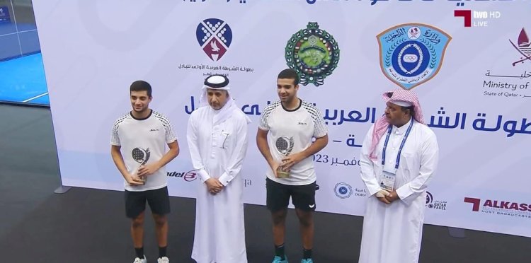 الداخلية تفوز بمركزين في بطولة" البادل" بقطر