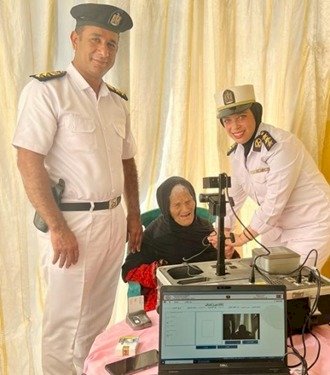 الداخلية تذهب لمسنة منزلها لاستخراج بطاقة الرقم القومي