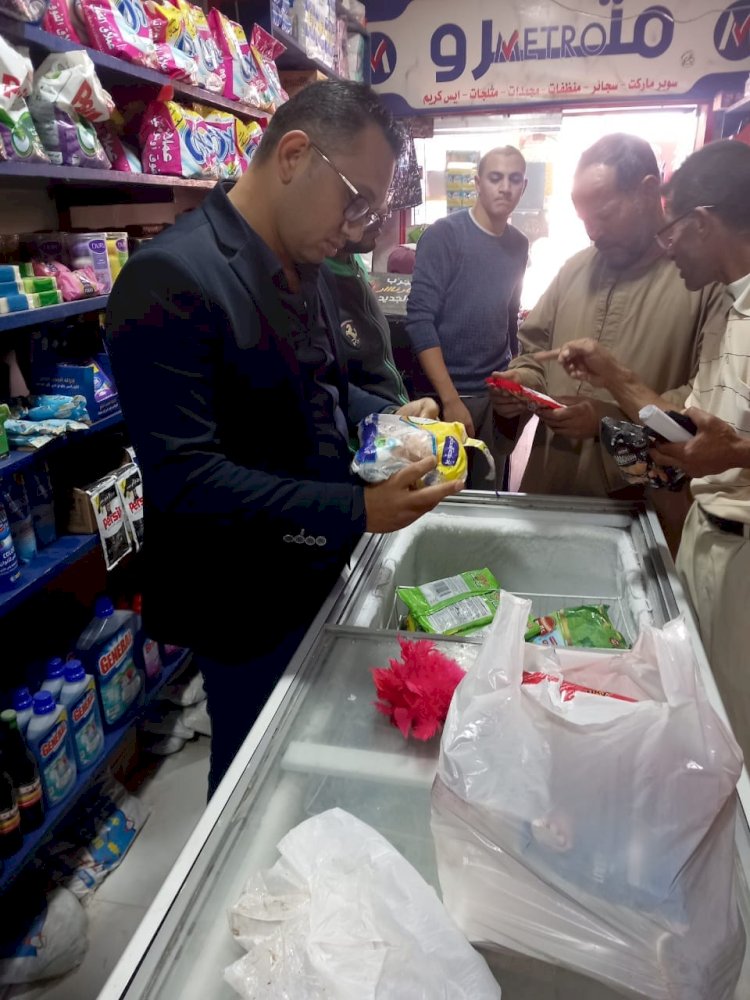 ضبط "٦٢"مخالفة في حملات علي الاسواق بالمنيا