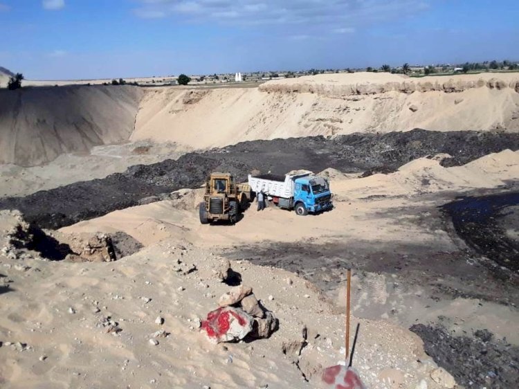 البدء في انشاء المدفن الصحي للقمامة والمخلفات الصلبة بالمراغة