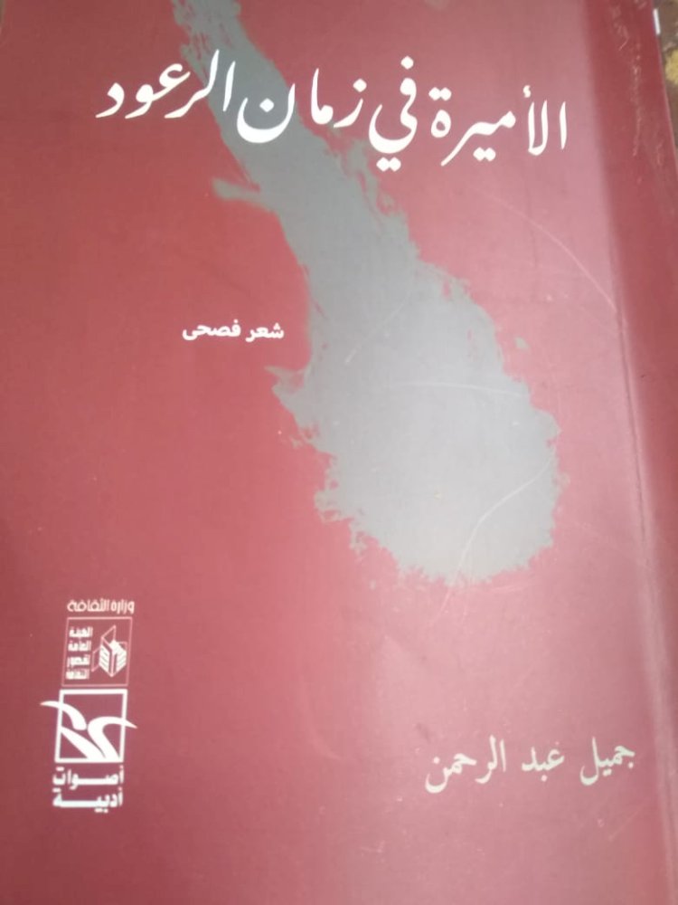 الأميرة فى زمان الرعود ديوان جديد للشاعر جميل عبدالرحمن