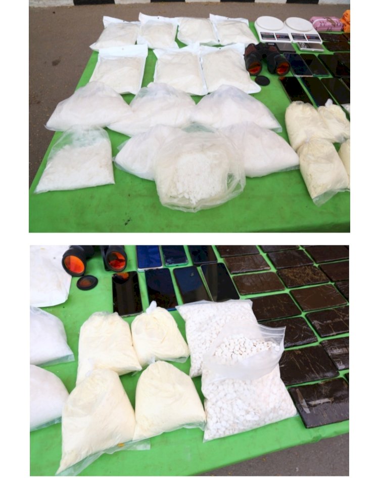 مخدرات بحوزة "٤"متهمين قيمتها اكثر من ٢١ مليون بالجيزة