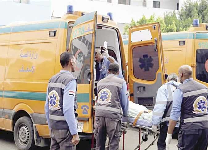 اصابة "٧"اشخاص في حوادث طرق بالمنيا