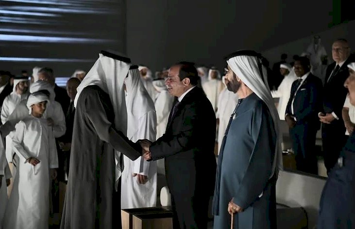 السيسي يشارك في الاحتفال باليوم الوطني لدولة الإمارات العربية المتحدة