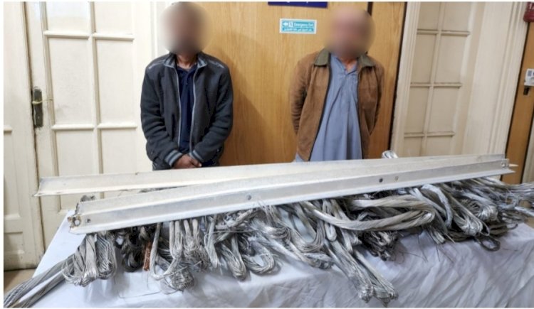 عاطل حرامي ابراج الضغط العالي بالاسكندرية