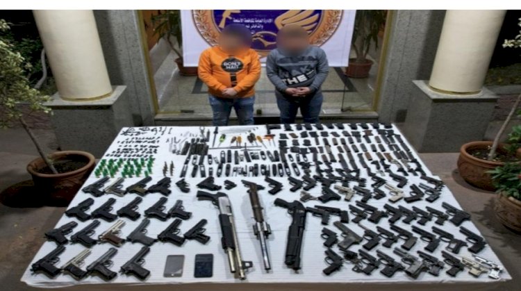 ورشة لتعديل واصلاح الاسلحة بالقليوبية