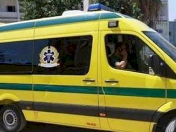 أغلبهم أطفال.. إصابة 19 في حادث تصادم بدائري المنيا