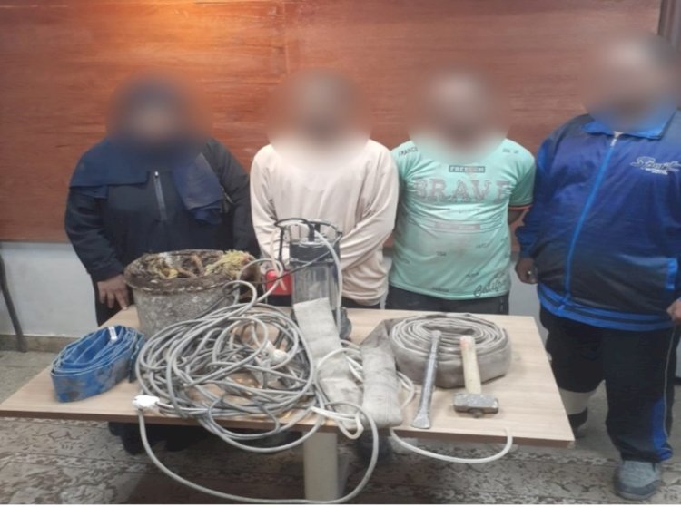 ضبط هواة التنقيب عن الاثار بالقاهرة