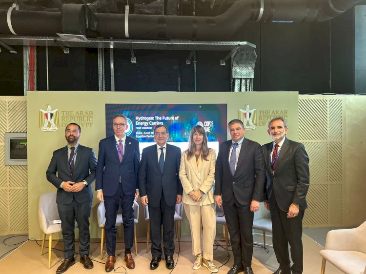 الملا يرأس جلسة الهيدروجين النقاشية بالجناح المصري بايديكس