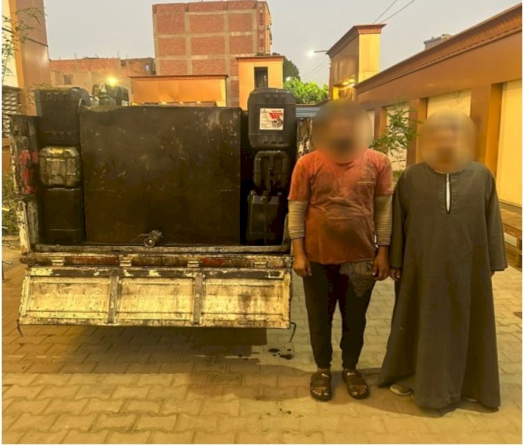 مواد بترولية في السوق السوداء بالاقصر