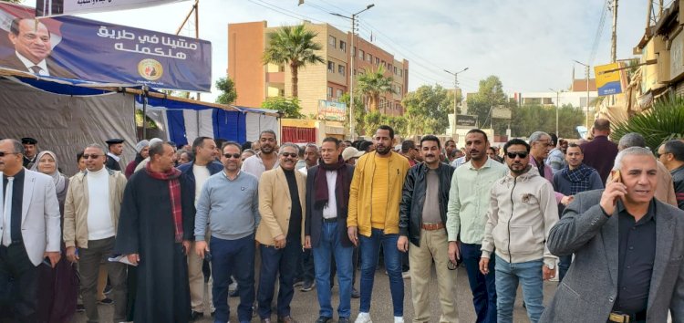 انتظام عملية التصويت في الانتخابات الرئاسية بالمنيا