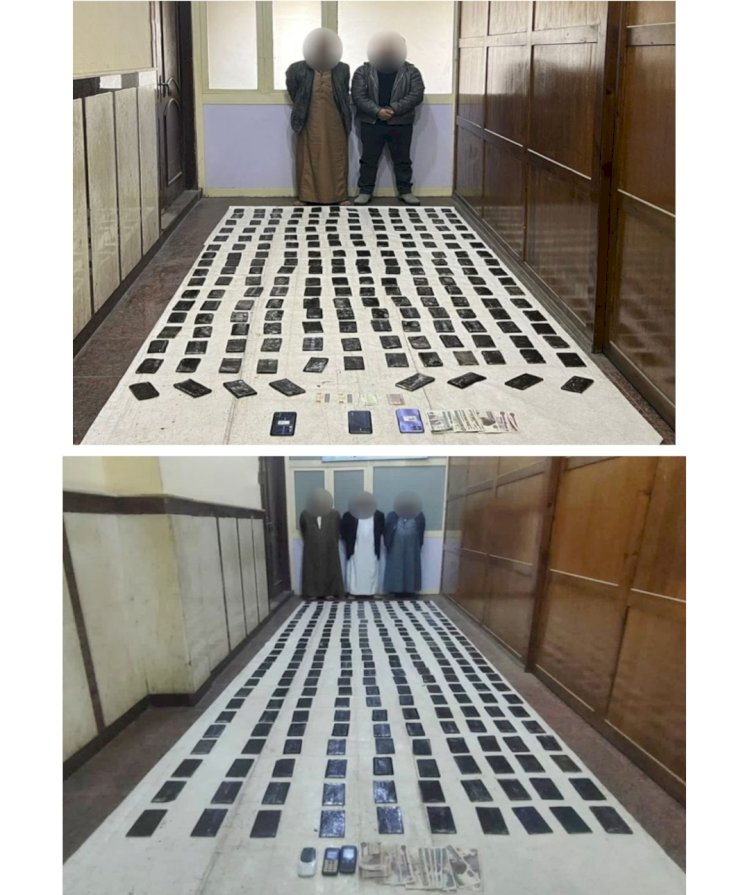 تجار حشيش الاسكندرية في قبضة الشرطة