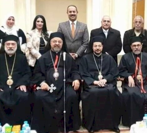 وفد حزب مصر القومي يزور مطرانية الاقباط الكاثوليك