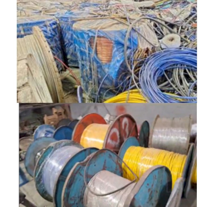 ضبط مصنعين لتصنيع الاسلاك  بدون ترخيص بالقليوبية