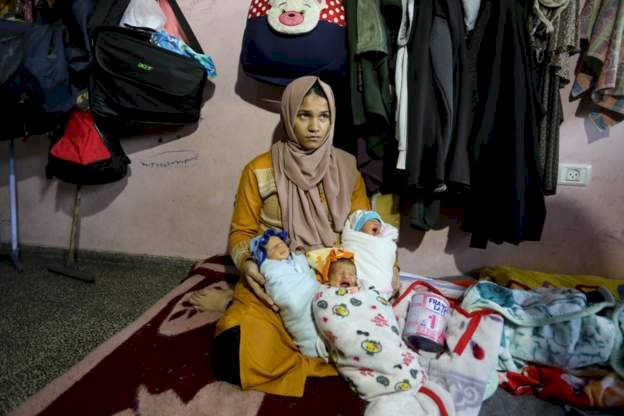 وضعت 4 أطفال تحت قصف الاحتلال الاسرائيلي و50 ألف حامل بلا غذاء