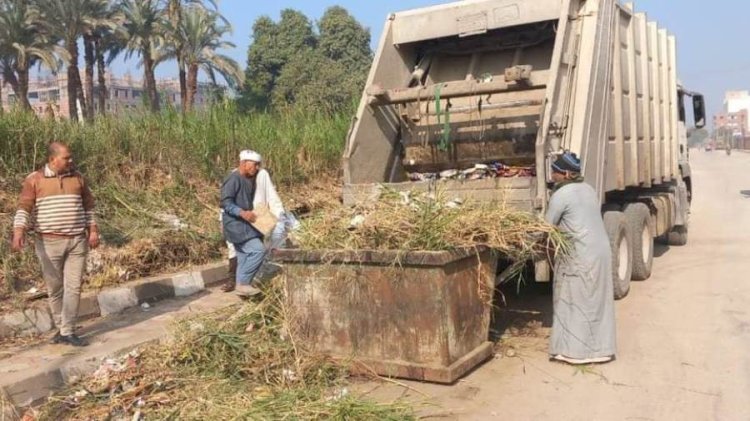 استمرار حملات النظافة ودعم منظومة الإنارة ورفع الإشغالات بمراكز المنيا