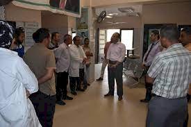 رئيس مركز ومدينة المنيا يتابع سير العمل بعدد من القطاعات الخدمية المختلفة