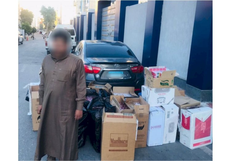 ضبط سجائر أجنبية مهربة