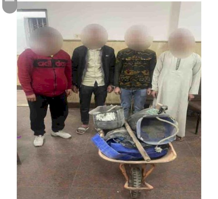 ضبط "٤"متهمين متلبسين بالتنقيب عن الاثار بالقاهرة