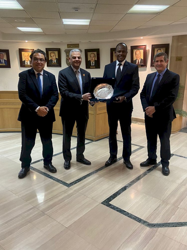 الرئيس التنفيذي للشركة الإفريقية لإعادة التأمين Africa re في زيارة للاتحاد المصري للتأمين 