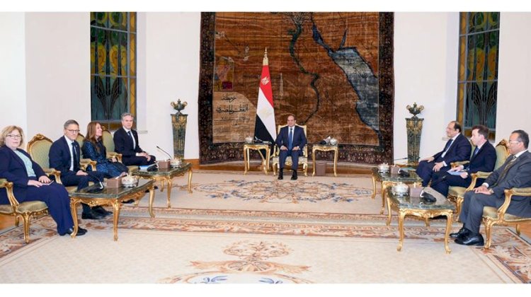 الرئيس السيسي وبلينكن يبحثان الأوضاع الإقليمية وخاصة في قطاع غزة