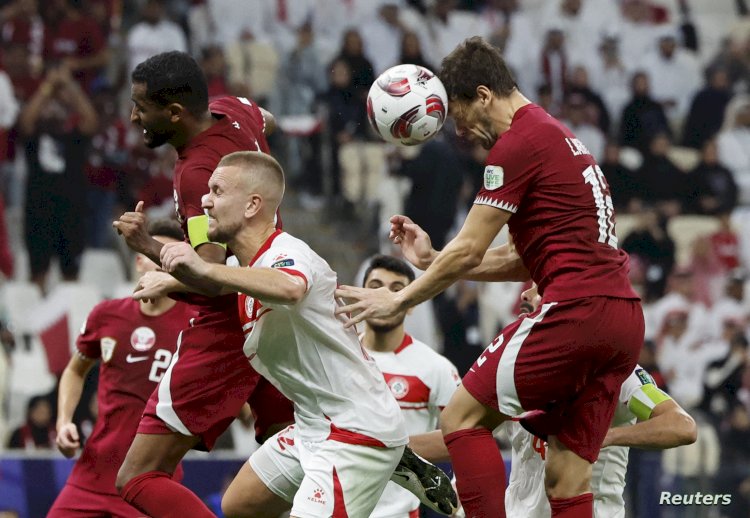 المنتخب القطري يستهل حملة الدفاع عن اللقب بالفوز على لبنان بثلاثية نظيفة