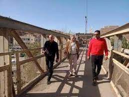 إصلاح كسر بسور الكوبري العلوى بأبوقرقاص وأعطال الانارة بقرية البهنسا الجديدة ببنى مزار