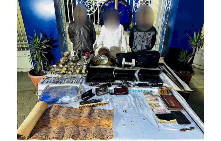 وقوع تشكيل سرقة المساكن الخالية في قبضة الشرطة