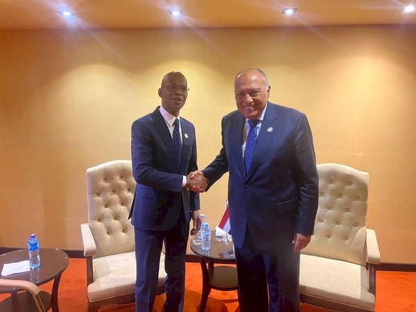 على هامش قمة عدم الإنحياز في أوغندا.. وزير الخارجية يلتقي نظيره التنزاني