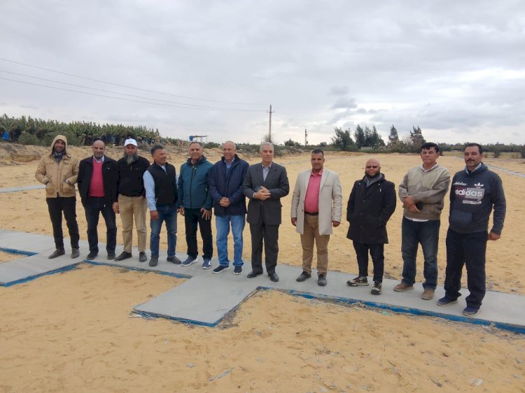 رئيس البحوث الزراعية يتفقد محطة التحرير