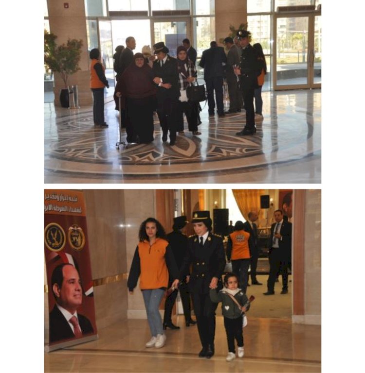 مديرية امن القاهرة تكرم اسر الشهداء