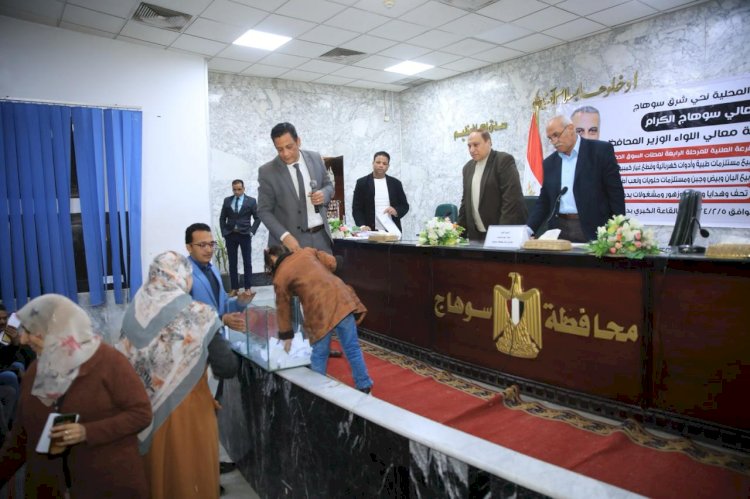 الفقي يشهد تأجير محلات  سوق ناصر الحضري