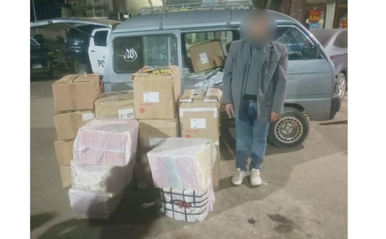 ضبط العاب نارية بالجيزة