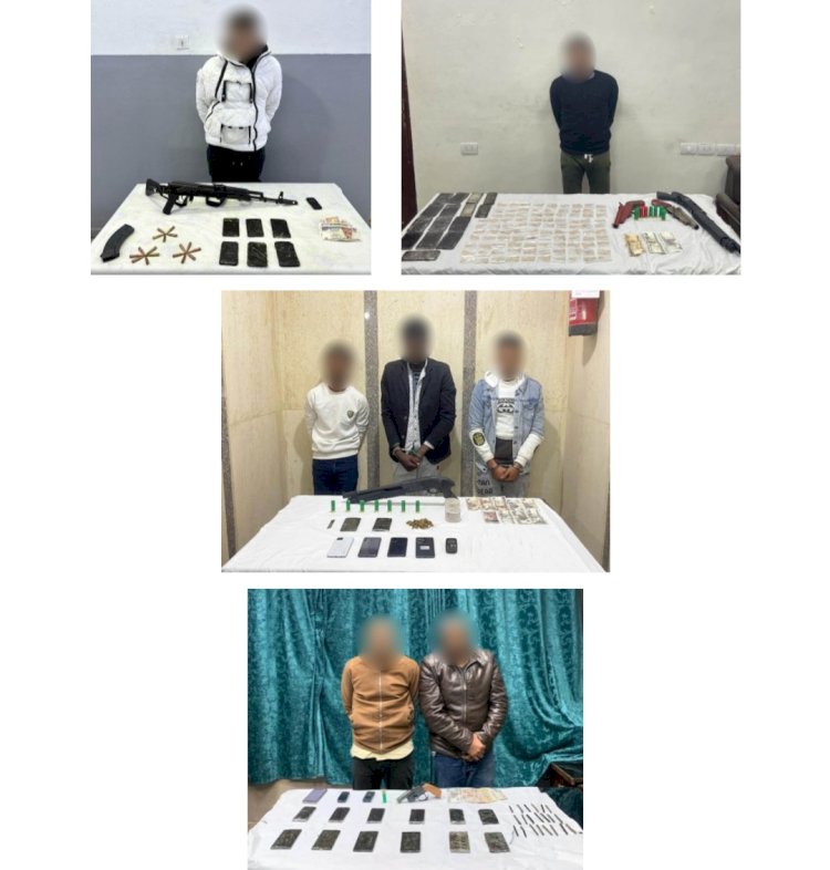 القبض علي تجار المخدرات في "٧"محافظات