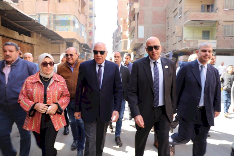 راشد وباسل يتفقدان مشروعات تطوير المناطق غير المخططة بالجيزة