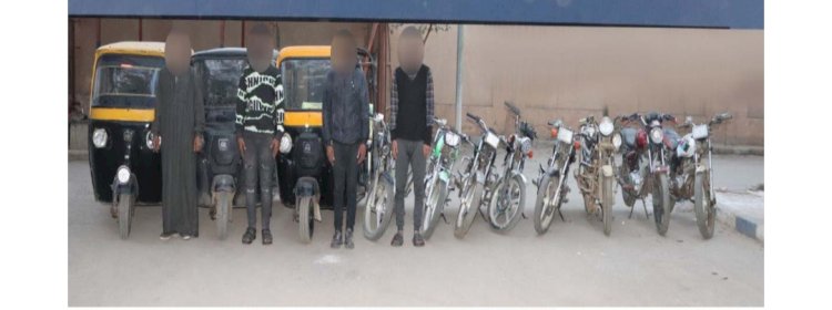ضبط تشكيلات سرقات الدراجات والابواب الحديدية