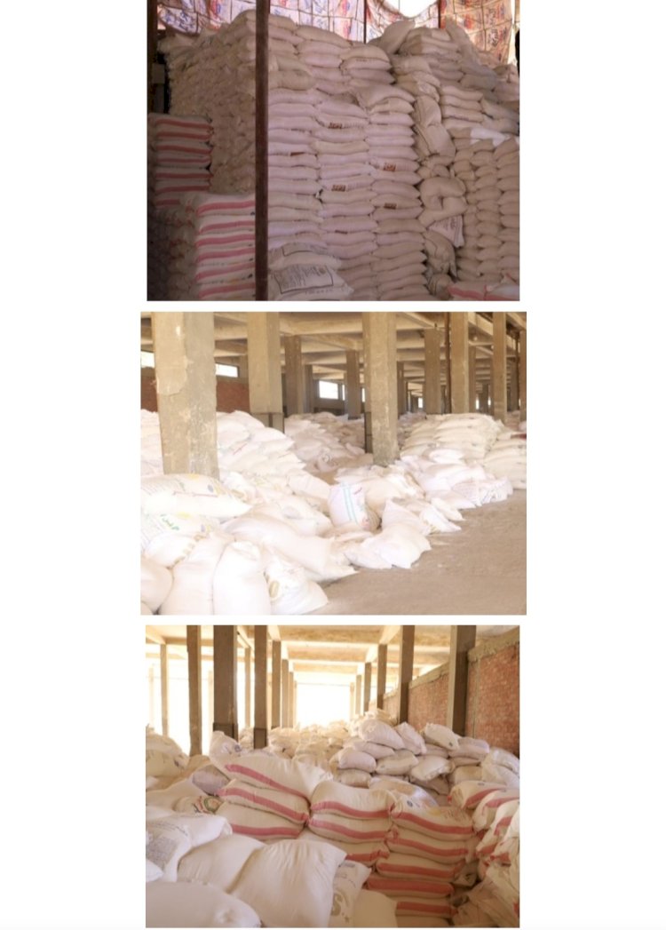 ضبط سلع تموينية قل بيعها في السوق السوداء