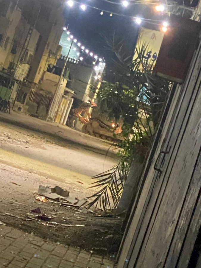 قوات الصهاينة تقتحم جنين وتدمر البنية التحتيه واندلاع مواجهات مع الشباب الفلسطيني