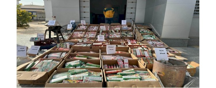 ضبط ورش تصنيع الالعاب النارية بالفيوم