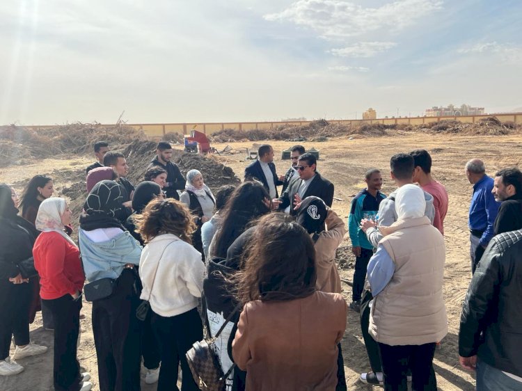 تدريب المزارعين علي الاستفادة من المخلفات الزراعية