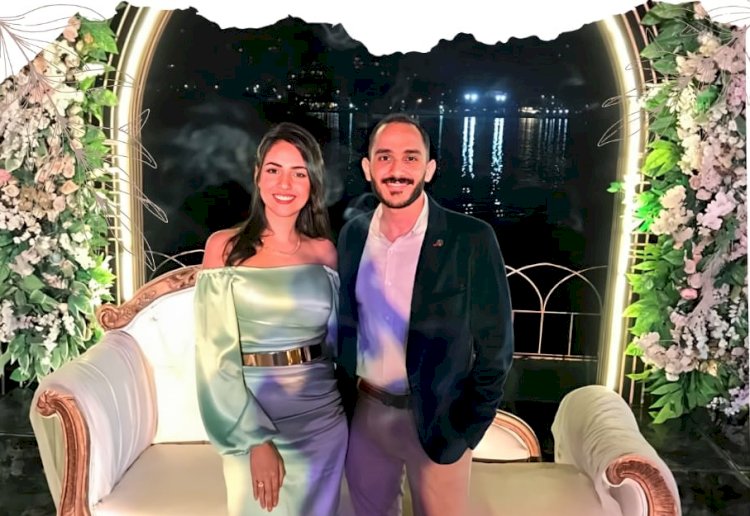 الف مبروك زفاف دكتور مكاريوس ودكتورة مريم